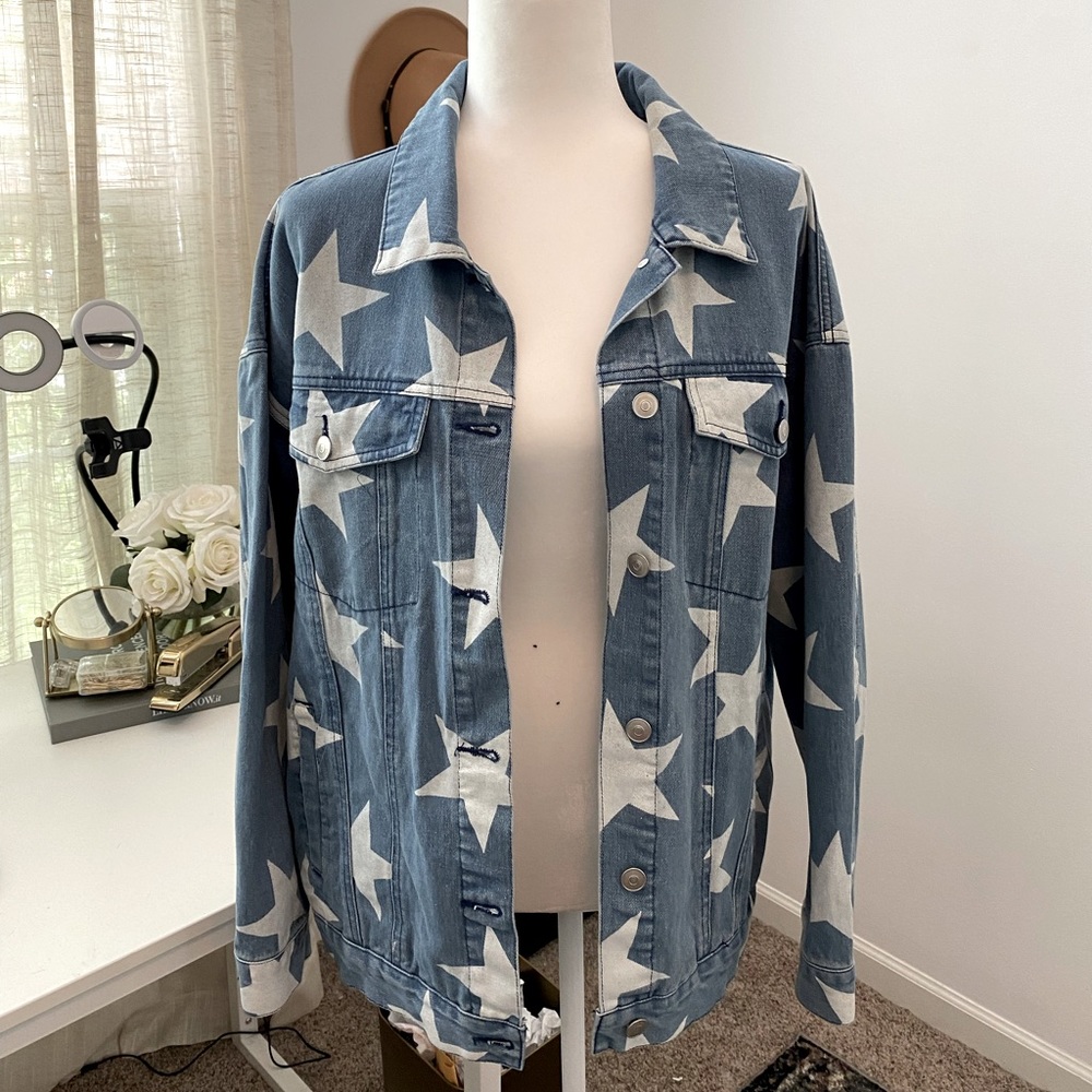 Star denim jacket